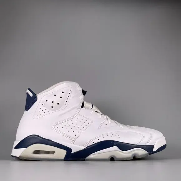 Nike Air Jordan 6 Retro "Midnight Navy" Men's 15 Basketball Sneakers Casual Shoe - Picture 6 of 9